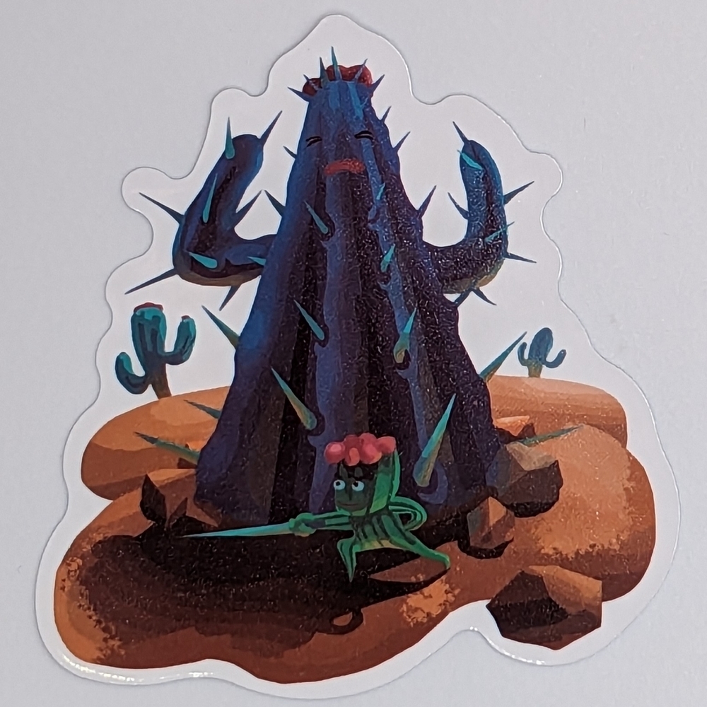 Cactus sticker